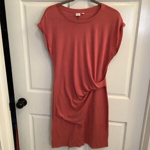Women's Gap Red Dress Size S it knee length